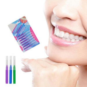Cerdas dupont en forma de I, alambre de acero para el cuidado de las encías, cepillo dental ortodontico - Product Image 2