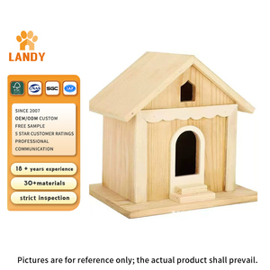 <span class=keywords><strong>Casetta</strong></span> per Uccelli da Appendere in Legno Lucidato, Fatta a Mano, Ecologica e Moderna - un Regalo Perfetto per i Giardini - Product Image 1