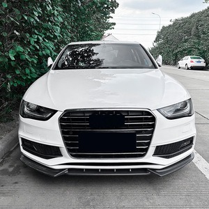 Audi A4 A5 8T S Line 2013 2016 Front Lip Spoiler Carbon Fiber Texture ABS Body Kit - Product Image 2