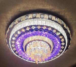 Hiện đại pha lê Đèn trần với MP3 và điều khiển từ xa đèn nhà máy giá rẻ Giá tốt nhất Bán thiết kế mới chiếu sáng trang trí - Product Image 5