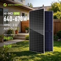 N-Typ Doppelglas-Solarmodule 640W 650W 655W 660W 670W HPBC 2.0 Solarmodul-Hersteller in China