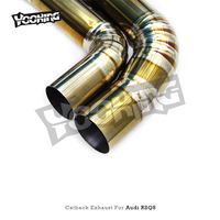 Catback complet de course avec tuyau avant pour Audi RS Q8/RSQ8/Q8 2019-2023 Silencieux en titane Système d'échappement à son actif