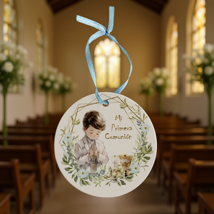 Etichette Pendenti per Prima Comunione in Carta 6,5cm 12pz Decorazione per Festa di Bambini - Product Image 2