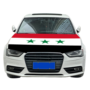Drapeau <span class=keywords><strong>de</strong></span> couverture <span class=keywords><strong>de</strong></span> capot <span class=keywords><strong>de</strong></span> voiture en tissu polyester national Vente directe d'usine Drapeau <span class=keywords><strong>de</strong></span> couverture <span class=keywords><strong>de</strong></span> moteur <span class=keywords><strong>de</strong></span> la Syrie - Product Image 1