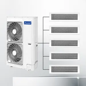 Gree VRF VRV Inverter pendingin udara DC, Unit koil kipas dudukan dinding kaset AC pusat Rumah Tangga