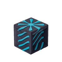Jouet anti-stress éducatif pour enfants, cube spiralé en plastique imprimé en 3D, design de dessin animé, éco-responsable, best-seller
