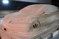 Machine de gravure et de sculpture CNC 5 axes pour bois, avec axe Z rotatif à 360 degrés, contrôle NC Studio DSP