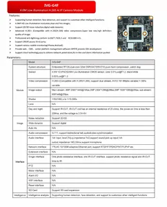 Xmeye 4MP <span class=keywords><strong>IP</strong></span> <span class=keywords><strong>Camera</strong></span> Hội Đồng Quản Trị smartsens sc5239s goke mô-đun <span class=keywords><strong>H.265</strong></span> ai mặt phát hiện chuyển động RTSP CCTV mạng video giám sát - Product Image 5