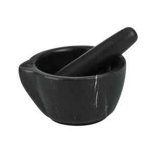Juego de mortero y Maja de granito Cuenco de guacamole <span class=keywords><strong>Molcajete</strong></span> Molinillo de <span class=keywords><strong>piedra</strong></span> natural para especias, condimentos, pastas, Pestos y guacamole - Product Image 4