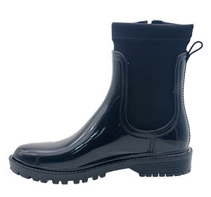 YL170 Venta al por mayor negro al aire libre <span class=keywords><strong>de</strong></span> moda impermeable <span class=keywords><strong>de</strong></span> las mujeres botines <span class=keywords><strong>de</strong></span> <span class=keywords><strong>lluvia</strong></span> para las señoras - Product Image 3