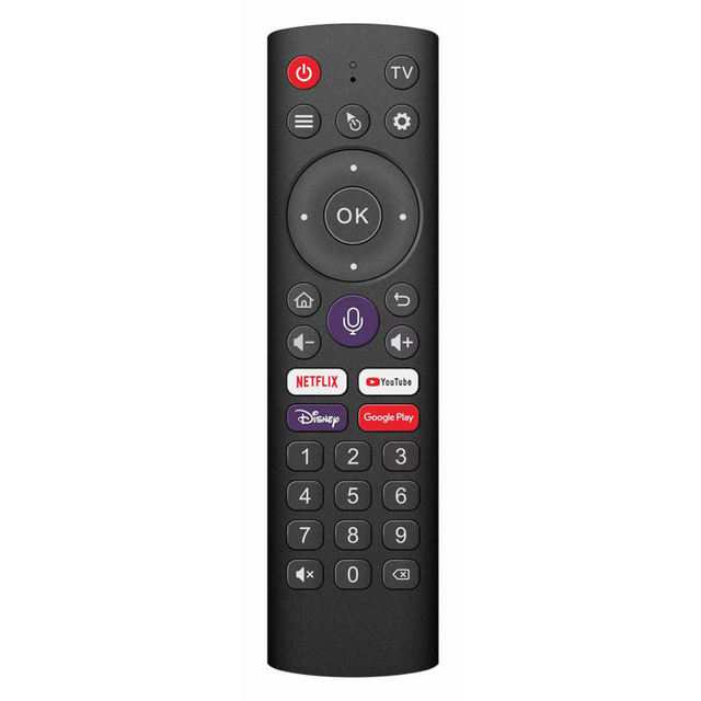 OEM/ODM Smart Voice Remote Control Support 2.4G BT for Android TV Box,Projector,