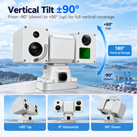 Caméra thermique PTZ de surveillance vidéo longue portée pour détection thermique sur piste aéroportuaire