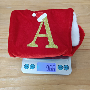 Mignonne lettre bas de noël décoration créative arbre de noël pendentif noël vent tricoté chaussettes accessoires de décoration - Product Image 6