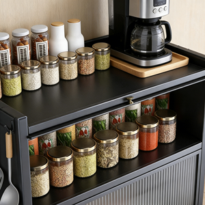 Gabinete de Almacenamiento de Cocina de 3 Niveles con Tapa Abatible, Directo de Fábrica, Organizador Multifuncional a Prueba de Polvo para Muebles de Cocina - Product Image 4