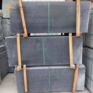 YUSHI Modern Design Cambodian Black <strong>Granite</strong> Tile Polished Seam Stone Partition <strong>Granite</strong> <strong>Slab</strong> for Villa Hotel Decoration - Product Image 1