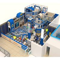 Jeux d'Entretenissement pour Enfants, Aire de Jeux Modulaire en Mousse, Zone de Jeux pour Enfants, Équipement de Terrain de Jeux Intérieur pour Centre Commercial