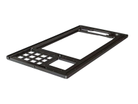 Cadre de panneau de commande intelligent CNC personnalisé - Bezel avant en aluminium avec découpes multifonctionnelles