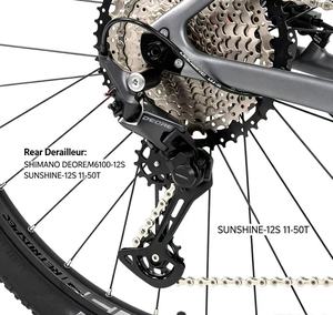 Bicicleta de Montaña LEOPARDpro de 12 Velocidades, Cuadro de Fibra de Carbono, Diseño Leopard, Eje Recto, Transmisión de 12 Velocidades - Product Image 2