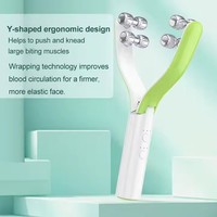 Nouvelle technologie 2025 usage domestique beauté minceur appareil de Massage du visage rouleau microcourant dispositif de tonification du visage