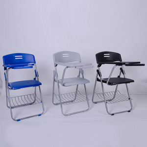 Folding Plastic Conference Chair Minimalist Design Foldable Office Furniture For Meeting And <b>Training</b> Use - Product Image 2