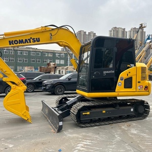Excavatrice compacte Komatsu PC70 de 7 tonnes, 95% neuve, utilisée dans la construction et l'agriculture, équipement de construction lourd, CE/EPA - Product Image 4