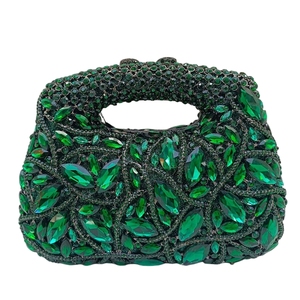 Women Crystal Envelope Evening Bag Rhinestone Beading <b>Clutch</b> Sparkling Top Handle Handbag for <b>Wedding</b> Nigh Out - Product Image 6