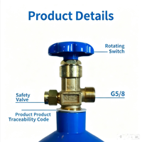 Série de bouteilles d'oxygène médical 2L/4L / Dispositif d'alimentation en oxygène médical