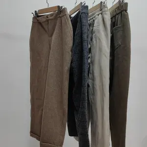 Winter used clothes women's casual women second hand pants bales of second hand clothes