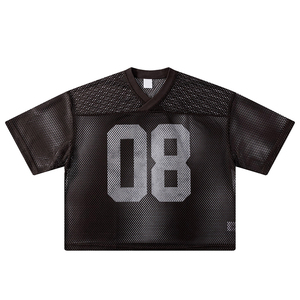 <span class=keywords><strong>Camiseta</strong></span> Deportiva de Malla Estilo Urbano con Logotipo Personalizado, <span class=keywords><strong>Camiseta</strong></span> Holgada para Hombre, <span class=keywords><strong>Camiseta</strong></span> de Béisbol - Product Image 3