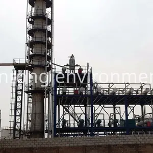 latest processing technology with DCS Auto control system Waste Engine Oil Refinery Plant to Base Oil Distillation plant