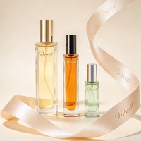 Vente en gros de flacons de parfum en verre luxueux, anti-fuite, avec pompe pulvérisatrice, vides, 30 ml, 50 ml, 100 ml, boîte personnalisée