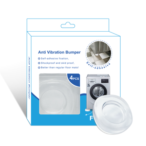Almohadilla Transparente <span class=keywords><strong>para</strong></span> <span class=keywords><strong>Lavadora</strong></span>, Base Antideslizante y Antichoque, Alfombrilla Multifuncional Autoadhesiva de Goma PU - Product Image 5