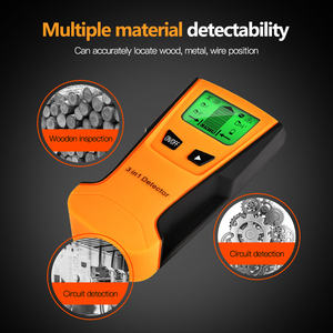 Th210 Beş'i Bir Arada Duvar Dedektörü, Çivi Bulucu, AC Akım Kablosu Dedektörü, Kablo Metal Algılama Fonksiyonlu Endüstriyel Metal Duvar Dedektörü - Product Image 2