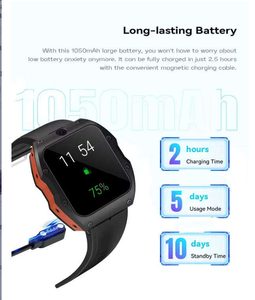 Nuevo Reloj Inteligente Rogbid 2025, 4+128GB, Unisex, Desbloqueo Facial, <span class=keywords><strong>Android</strong></span>, IPS Dual, 1050mAh, 5ATM, GPS, Navegación, Correa de Goma, SIM - Product Image 5