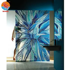 2019 Mural Wall Picture Handmade Art Glass Tile Mosaic Pattern