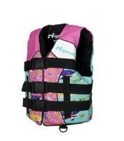 Gilet de sauvetage gonflable léger et confortable pour enfants Highrun en néoprène/PVC/mousse EPE, réfléchissant, certifié CE, avec fermeture éclair