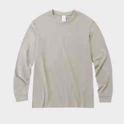 T-Shirt a Costine a Maniche Lunghe 100% Cotone per Uso Quotidiano, Casa e Esterno, 230GSM, Indossabile da Solo o Stratificata, Versatile e Semplice - Product Image 3