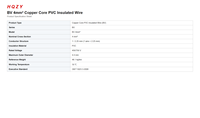 Câble Monoconducteur 4mm BV en Cuivre Massif Isolé PVC 450-750V pour Câblage Domestique et Éclairage