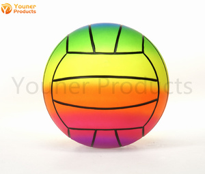 Bóng Chuyền Bãi Biển Cầu Vồng Có Độ Nảy Cao Sân Chơi PVC 15Cm Đầy Màu Sắc Bóng Đá Đồ Chơi Thể Thao Bơm Hơi Bóng Cho Trẻ Em - Product Image 4