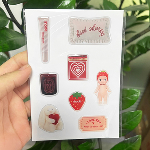 Paquete de pegatinas con estética Clean Girl, pegatinas decorativas para teléfono, pegatinas personalizadas troqueladas para reventa - Product Image 5