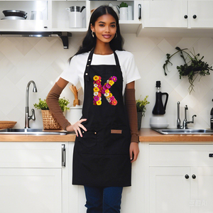 最佳价值来源低最小起订量防水聚围裙花卉英语学校食堂大学宿舍餐车定制图案 - Product Image 3