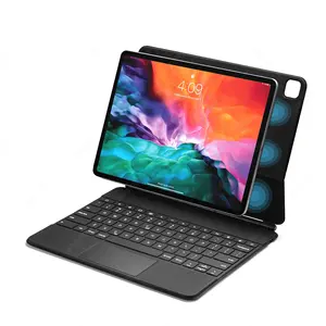 New Hot Magic Keyboard Case for Apple iPad Pro 12.9 2021 2020 2018 Magnetic Case with BT 3.0 Touchpad Keyboard