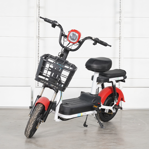 Vélo électrique de ville en acier au carbone de 14 pouces, 48V 350W, 3 vitesses, 2 <span class=keywords><strong>places</strong></span>, avec affichage numérique électronique et double suspension - Product Image 3