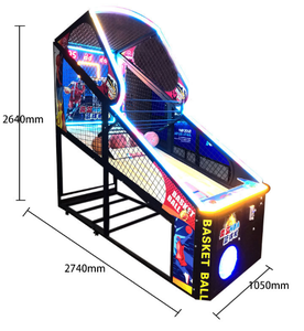 Nuevo diseño de la máquina de <span class=keywords><strong>billetes</strong></span> de la moneda operado máquina de baloncesto tiro pelota máquina <span class=keywords><strong>para</strong></span> la venta - Product Image 1
