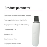 Nettoyeur de peau - Spatule anti-points noirs et anti-pores avec batterie rechargeable et 3 modèles adaptés aux hommes et aux femmes