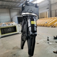 Cisaille hydraulique à double cylindre haute performance RIBETTER, moteur 4-40 tonnes, pour démolition de ferraille d'excavatrice, compatible Cat/Komatsu 1