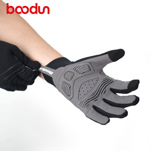 Gants de cyclisme Bondun doublés de polaire, chauds, antidérapants et réfléchissants pour la pratique du cyclisme en extérieur - Product Image 3