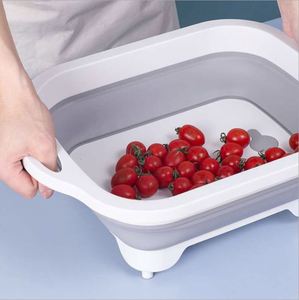 Panier égouttoir pliable et réglable pour cuisine, idéal pour le lavage et le rangement - Product Image 3