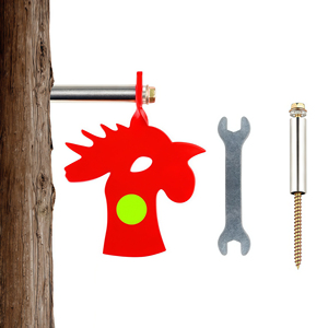 Durable Animal Shape Steel Rotating Marker with Hanging Hook for Outdoor Position Marking Practice Portable Metal Spinner - Product Image 5
