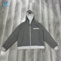BENTURA Streetwear Fabricant et Designer de Vêtements Personnalisés, Veste Réversible Double Couche pour Hommes, Sweat à Capuche Zippé Épais et Oversize de Haute Qualité